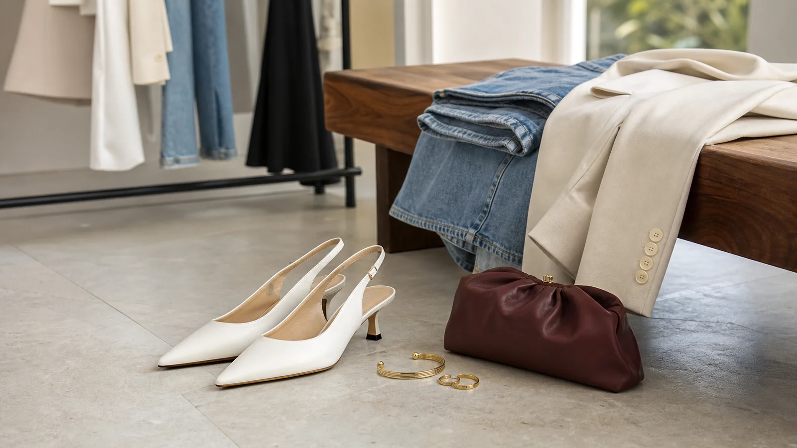 White Heel Shoes Outfit Guide